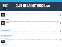 Tablet Screenshot of clubdelanotebook.com